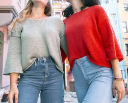 Kadin Yazlik Uzun Kollu Bluz Yapimi Orgu Modelleri Uzun Kollu Bluz Kadin