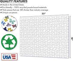 It would make the perfect gift. Puzzles Large 23 5 By 18 Puzzle Unique Cut Interlocking Pieces Evening At The Lake Springbok Puzzles Made In Usa 500 Piece Jigsaw Puzzle Toys Games