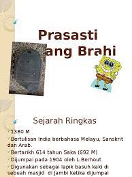 Prasasti pasir panjang ( batu bersurat ) di pulau karimun. Prasasti Karang Brahi