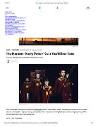 Join the initiated and learn what harry has to say about doing business. Pdf The Hardest Harry Potter Quiz You Ll Ever Take Huffpost Jon Snow Academia Edu