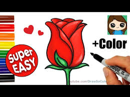 06:35 follow along to learn how to draw this realistic rose easy, step by step. 50 Easy Ways To Draw A Rose Learn How To Draw A Rose