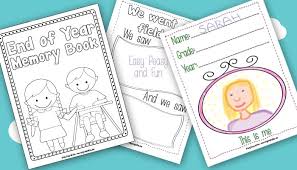Hi mamas, i'm hoping you ladies can help come up with some clever craft ideas. End Of Year Memory Book Free Printable Easy Peasy And Fun