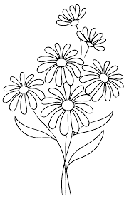 Daisies are such happy flowers. Pretty Daisy Flower Coloring Pages Coloring Rocks Coloring Home