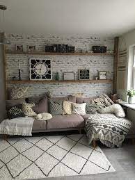 Wohnzimmer Hygge Wandgestaltung Design Wohnzimmerwand Wandregal Wohnzimmer