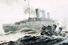 the queen mary runs into her escort