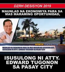 Maunlad na kinabukasan para sa bansa. Dzrh News Television Maunlad Na Ekonomiya Para Sa Mas Maraming Oportunidad Isusulong Ni Atty Edward Tugonon Sa Pasay City Facebook