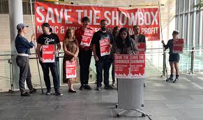 Showbox supporters rally as city considers future of iconic music property