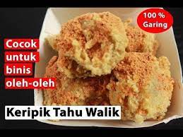 Keripik Tahu Walik Cocok Tuk Bisnis Oleh Oleh Youtube Cemilan Makanan Resep Makanan
