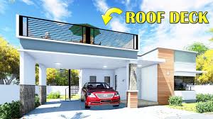 We are very happy to announce that the garage roof deck is almost completely finished and, to celebrate, there will be an official opening party to be held on october 22nd. Beautiful 4 Bedroom Bungalow With Roof Deck 9x10 Meters Youtube