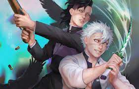Search free demon slayer wallpapers on zedge and personalize your phone to suit you. Wallpaper Guys Zetsuai89 By Zetsuai89 The Blade Cleaves Demons Demon Slayer Kimetsu No Yaiba Genya Shinazugawa Sanemi Images For Desktop Section Syonen Download