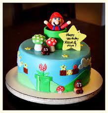 Mario Cake Chocolate Cake Covered In Chocolate Ganache With Ganache Espresso Fillings Torte Compleanno