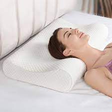 Queen Contour Memory Foam Pillow Orthopedic Sleeping Pillows Cervical Pillow With Washable Pillowcase For Side In 2020 Memory Foam Pillow Sleep Pillow Foam Pillows