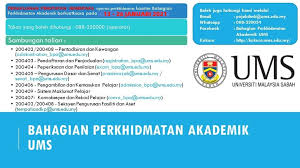 Bpa terbahagi kepada empat (4) seksyen seperti berikut Bahagian Perkhidmatan Akademik Ums Photos Facebook