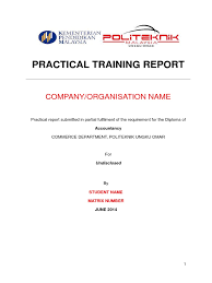Pendaftaran tamat latihan industri sesi jun 2016 adalah pada 07 november 2016 (isnin) jam 8.00pagi di dewan kuliah utama, politeknik tuanku 5. Contoh Laporan Latihan Industri Nature Business