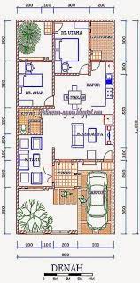 Contoh gambar desain ruangan keluarga 73 Foto Denah Rumah Idaman Terpopuler Denah