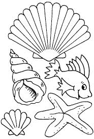 The turritella joins her friends the clam and the scallop. Different Types Of Sea Creature And Seashell Coloring Page Download Print Online Colorin Sea Shell Coloring Pages Shell Coloring Pages Ocean Coloring Pages