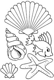 Top 10 sea animals coloring pages for kids dolphins are one of the most beautiful aquatic mammals. Free Printable Coloring Pages Seashells Coloring Printable B108 Have