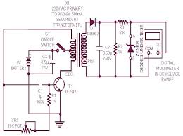 Diode Zener Tester Circuit Diagram Circuit Diagram Diode Electronic Schematics