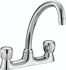 Kitchen sinks and countertops are generally equipped with one to five holes to accommodate taps in various configurations, including additional side accessories like sprayers or soap dispensers. Bristan Value Club Budget 2 Hole Kitchen Sink Mixer Tap Vac Bdsm C Mt