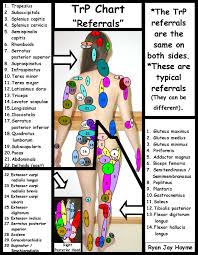 Trigger Point Pain Referral Chart A Trigger Point Is A