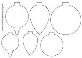 Christmas Ornament Outlines Paper Christmas Decorations Christmas Cards Handmade Ornament Template