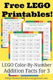 Unofficial Lego Color By Number Printables Free Lego Printables Weekly Lego Education Lego Math Homeschool Encouragement