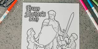 Our free father's day coloring pages make a quick and easy sentimental gift for dad. Free Armour Of God Father S Day Coloring Page Lds Daily