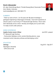 Cara membuat resume di kalibrr. Contoh Cv Kalibrr