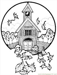 ← free printable school house. School House Coloring Page For Kids Free Houses Printable Coloring Pages Online For Kids Coloringpages101 Com Coloring Pages For Kids