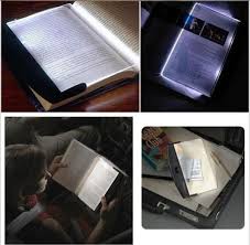 New Arrivals Flat Plate Portable Led Light Wedge Panel Book Reading Lamp Paperback Night Wish