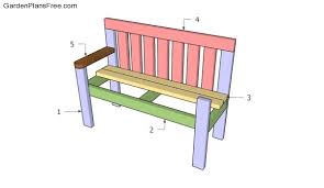 Remove the pavers and secure the 2 x 2s with deck screws. Simple Garden Bench Plans Free Garden Plans How To Build Garden Projects