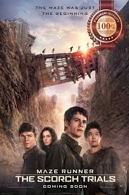 THE MAZE RUNNER THE SCORCH TRIALS MOVIE ORIGINAL CINEMA PRINT PREMIUM POSTER | eBay