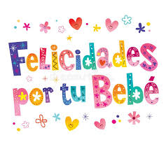 Bebe Del Tu Di Por Di Felicidades Congratulazioni Sul Vostro Bambino Nello Spagnolo Illustrazione Vettoriale Illustrazione Di Neonato Bambino 107156214