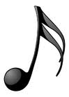 Your child can choose multiple colors to make the painting look animated. 17 Musical Notes Coloring Pages Free Printable Coloring Pages