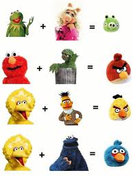 When Muppets Mate Origin Of The Angry Birds Angry Birds Muppets You Just Realized