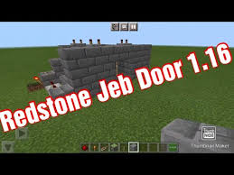 How to build a 5 easy secret base entrances in minecraft for pc, mcpe, xbox and ps4! Minecraft Classic Jeb Door 1 16 Youtube