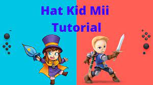 Hat Kid Mii Tutorial Youtube