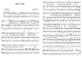 Il faut garder quelques sourires pour se this series of 4 shows will be about charles trenet. Boum Charles Trenet Partition Sheet Music The Strombolis