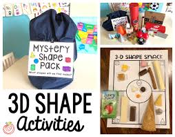 What shapes can you find in your house? 3 Activities For Teaching 3d Shapes Thehappyteacher