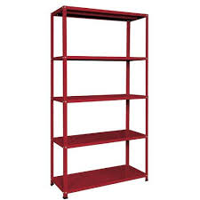 Scaffali componibili in acciaio a norma haccp. Bizzotto Scaffalature Scaffale In Kit Rosso Ral 3020 B200r Mondotop Com