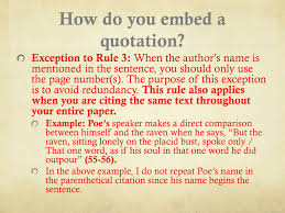 PPT - Embedding Quotations and Parenthetical Documentation PowerPoint  Presentation - ID:1966390