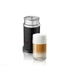 The aeroccino milk frother combined with the vertuo coffee maker allow endless five freshly brewed options thanks to revolutionary centrifusion™ and barcode reading technologies: Vertuoplus Deluxe Bundle Nespresso Machine Breville