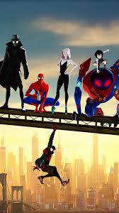 A collection of the top 50 spider man into spider verse wallpapers and backgrounds available for download for free. Spiderman Into The Spider Verse Characters Uhdpaper Spiderman Into The Spider Verse 2160x3840 Download Hd Wallpaper Wallpapertip