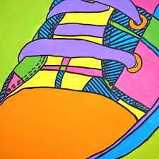 Pop Art Shoes Middle School Art Projects Art Lessons Middle School Pop Art