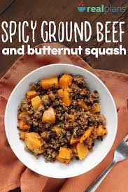 Gaps Meal Plan Recipes Real Plans Recipe Ground Beef Spicy Recipes Butternut Squash Recipes