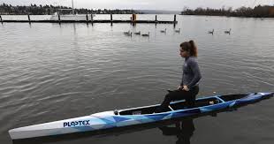 Kayak paddlers steer with their feet using a rudder, whereas there is no rudder in a canoe so athletes must use their paddle to steer. Teenage Paddler Nevin Harrison Could Make Olympic History This Summer How She Got Here Is Even More Impressive The Seattle Times