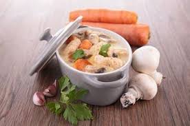 Blanquette Rapide Au Poulet Recette Blanquette Recettes De Cuisine Blanquette