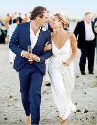 I'm a big fan of beach wedding. Men S Beach Wedding Attire Suit Menswear Navy Blue 199