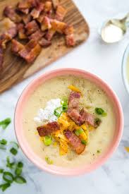 Place the diced potatoes in the bottom of the slow cooker and add the chicken broth, salt, pepper, garlic powder, onion powder, and butter. Crockpot Potato Soup Food With Feeling