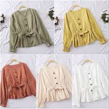 Toko grosir baju murah terlengkap bmgshop indonesia. Selina Top Blouse Wanita Atasan Murah Atasan Wanita Baju Murah Baju Wanita Shopee Indonesia